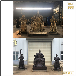 鑄造關(guān)公銅像